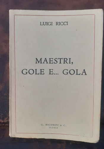 1947 luigi ricci maestri - ricci,
