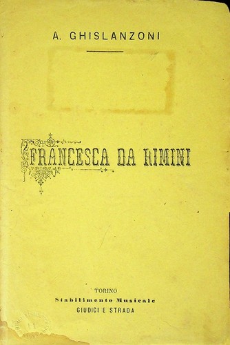 Francesca rimini tragedia - francesca, rimini: