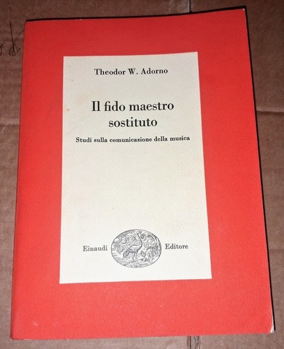 Adorno fido maestro - il,